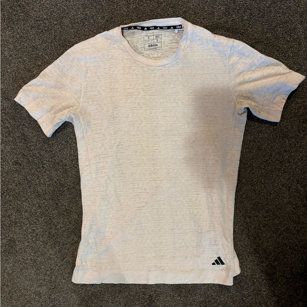 Men’s Adidas Pale Yellow Yoga Tee